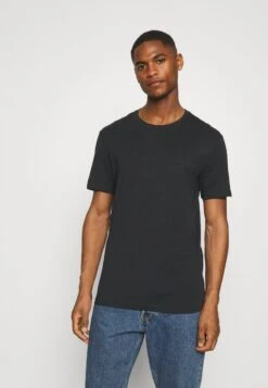 Pier One T-Shirt Basic - Black/white/light Grey 11 Pier One T-Shirt Basic - Black/white/light Grey -Modegeschäft für Herren 97c18e35b5f94069b6c162222882cabe