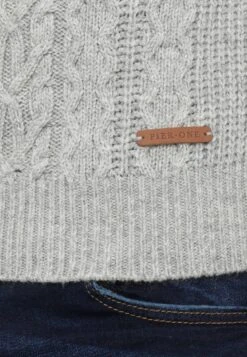 Pier One Strickpullover - Mottled Grey -Modegeschäft für Herren 98e400a2e6784522b8ea9f8eb6bf3691