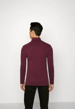 Pier One 2 PACK - Langarmshirt - Beige/bordeaux -Modegeschäft für Herren 99114d314988483e8d3173b219b06a35