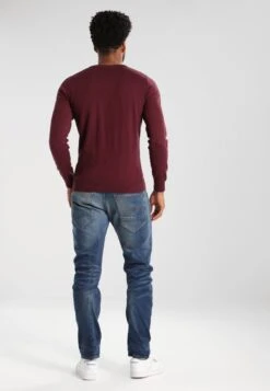 Pier One Strickpullover - Bordeaux -Modegeschäft für Herren 9e68b0c6cab142fb979ef4e4cc8ab406