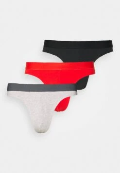 Pier One 3 PACK - Slip - Red/grey/black -Modegeschäft für Herren 9ecedf99edb840a0b860586dbd2381be