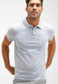 Pier One Poloshirt - Light Blue Melange -Modegeschäft für Herren a0a28f1b73bc4555a573df967148c42b 1