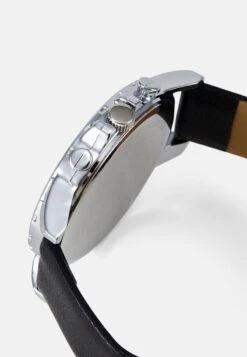 Pier One Uhr - Black/silver-coloured -Modegeschäft für Herren a405f32d91574594bfe0eb57bcbec044