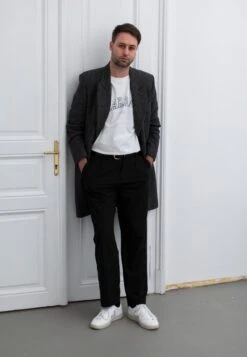 Pier One Klassischer Mantel - Grey -Modegeschäft für Herren a48f144a02ed4c02a048d9175ad6cb84