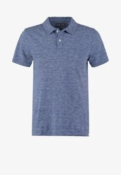 Pier One Poloshirt - Blue Melange -Modegeschäft für Herren a5dcf29b572d4763b7532772259d50f4