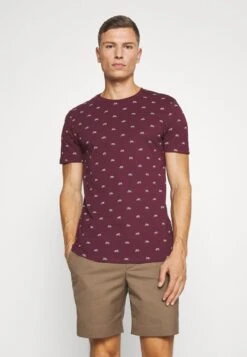 Pier One T-Shirt Print - Bordeaux -Modegeschäft für Herren a616fbdfd4da4922a9f3f77bb71d9a16 2
