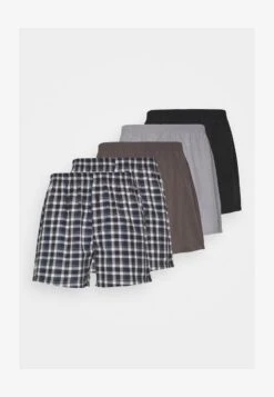 Pier One 5 PACK - Boxershorts - Grey -Modegeschäft für Herren abc2677e29204b66b44e246719f6eeb4