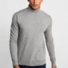 Pier One Strickpullover - Mottled Light Grey -Modegeschäft für Herren ac6717140a684d29b74b34c1c2f653a0