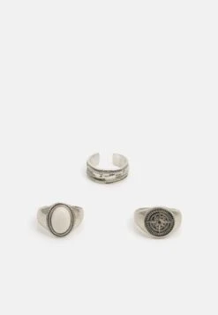 Pier One 3 PACK - Ring - Silver-coloured 12 Pier One 3 PACK - Ring - Silver-coloured -Modegeschäft für Herren af359e71100c434e9c9716078e03e80c