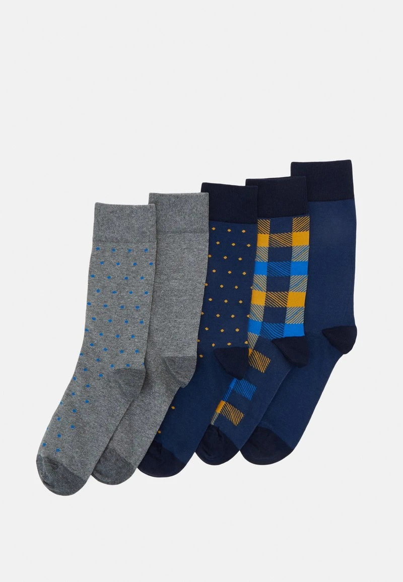 Pier One 5 PACK - Socken - Yellow/dark Blue/grey 6 Pier One 5 PACK - Socken - Yellow/dark Blue/grey – Bild 4