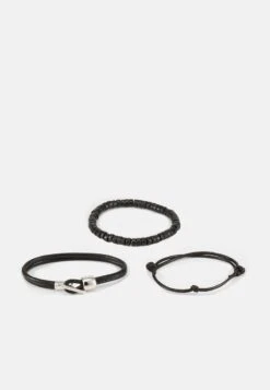 Pier One SET - Uhr - Black -Modegeschäft für Herren b0f469a7519f433387fdcd22fdfd31fe