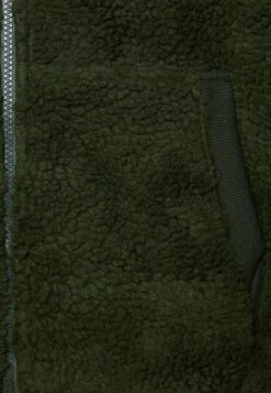 Pier One BORG ZIP-UP JACKET - Fleecejacke - Dark Green -Modegeschäft für Herren b36b213309db429a9a051cbae9dee2b1