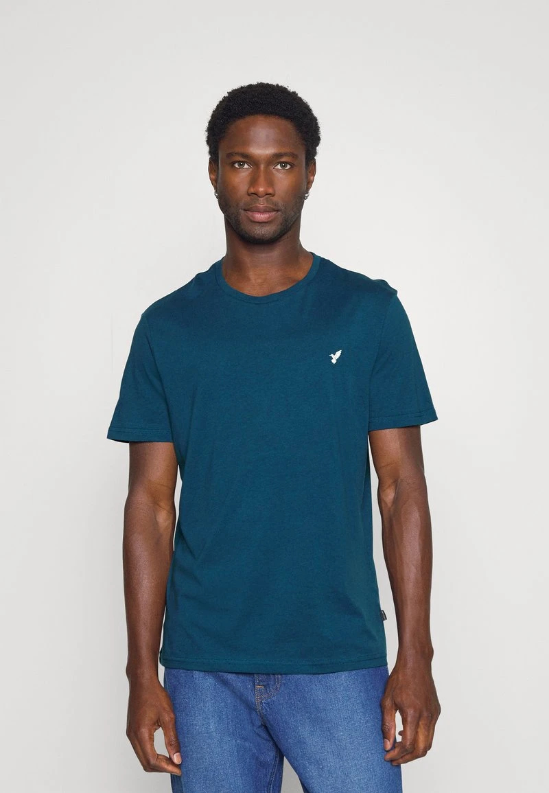 Pier One 5 PACK - T-Shirt Basic - White/blue/stone 6 Pier One 5 PACK - T-Shirt Basic - White/blue/stone – Bild 4