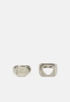 Pier One 2 PACK - Ring - Silver-coloured -Modegeschäft für Herren b8486512110c4b679a24b0a09e18df93 1