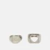 Pier One 2 PACK - Ring - Silver-coloured -Modegeschäft für Herren b8486512110c4b679a24b0a09e18df93