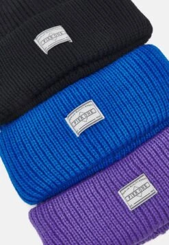 Pier One UNISEX 3 PACK - Mütze - Black/purple/blue -Modegeschäft für Herren ba5783bb60ed4e1b9b810cbea2ad8012
