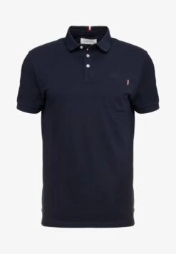 Pier One TRICOLORE TRIM POLO - Poloshirt - Black -Modegeschäft für Herren ba7707c5f9564d84bcfdd2d32f5c16a5