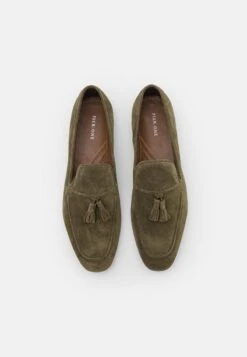 Pier One LEATHER - Slipper - Green -Modegeschäft für Herren bdf522fc33624bf1b13ed4bff8e4e7bf