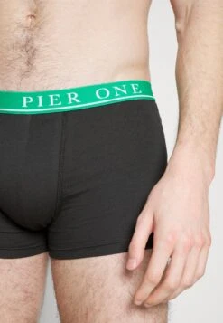 Pier One 5 PACK - Panties - Black -Modegeschäft für Herren ce7970794370486bbcf0332327656a77