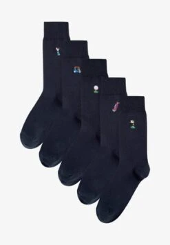 Pier One 5 PACK - Socken - Black -Modegeschäft für Herren d15aaee664114fe0a788a930908fed14