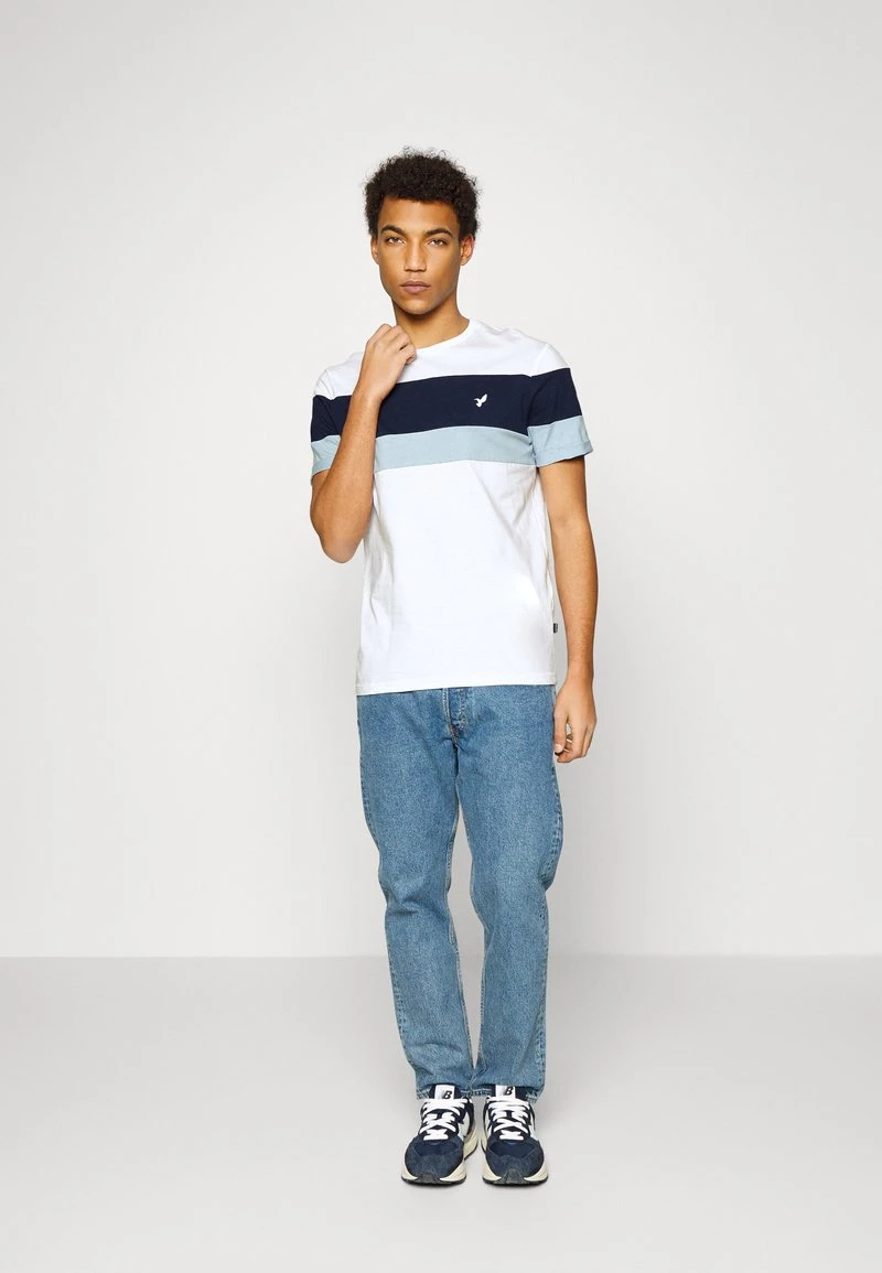 Pier One T-Shirt Print - White/blue 4 Pier One T-Shirt Print - White/blue – Bild 2