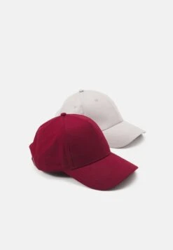 Pier One UNISEX 2 PACK - Cap - Light Grey/berry -Modegeschäft für Herren dc135ddce2ca4d6ea4c07bf8c622a918 1