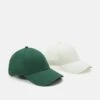 Pier One UNISEX 2 PACK - Cap - Green/off White -Modegeschäft für Herren dc65a133b29b44b0b489ea3a78f3a08f