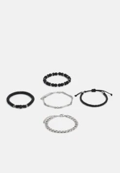 Pier One 5 PACK - Armband - Silver-coloured, Black 11 Pier One 5 PACK - Armband - Silver-coloured, Black -Modegeschäft für Herren de06228a4ecd40d48ae078a71578fdd3 2