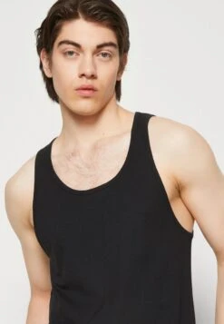 Pier One 3 PACK - Top - Black -Modegeschäft für Herren df5f7a78c3a34352ab8b0568914160ac