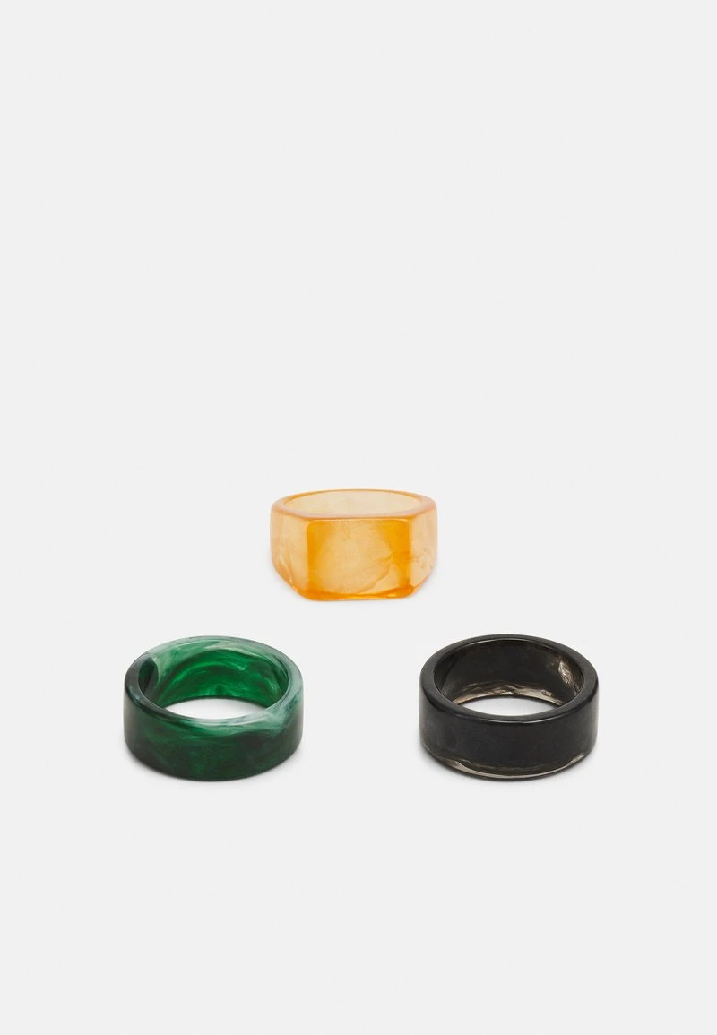 Pier One 3 PACK - Ring - Black/green/orange 6 Pier One 3 PACK - Ring - Black/green/orange – Bild 4
