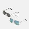 Pier One 2 PACK - Sonnenbrille - Black/blue -Modegeschäft für Herren e0eac7f8f57c4585b786e354fd010712