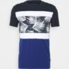 Pier One T-Shirt Print - Blue 1 Pier One T-Shirt Print - Blue -Modegeschäft für Herren e11dca5eb5a04da99379a18e98647f46