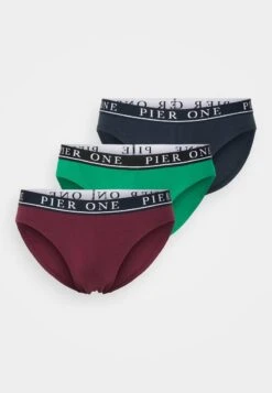 Pier One BRANDED WAISTBAND BRIEFS 3 PACK - Slip - Dark Blue /green/bordeaux 12 Pier One BRANDED WAISTBAND BRIEFS 3 PACK - Slip - Dark Blue /green/bordeaux -Modegeschäft für Herren e4133ac12af345d2ba6dfa134f8b50cd