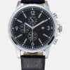 Pier One Uhr - Black/silver-coloured 1 Pier One Uhr - Black/silver-coloured -Modegeschäft für Herren e82b9088d16947b1aec20bc8526455b7