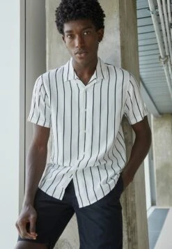 Pier One 2 PACK - Hemd - Black/white -Modegeschäft für Herren e9850c2e54ca4eb6b01614842b047075