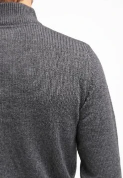 Pier One Strickpullover - Dark Grey Melange -Modegeschäft für Herren eaffb127aedb490aab665223f9480f97