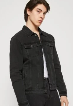 Pier One Jeansjacke - Black -Modegeschäft für Herren eb5974e9afc141618e8c45712301d9b0