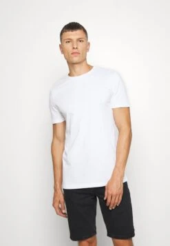 Pier One 7 PACK - T-Shirt Basic - White/blue/green -Modegeschäft für Herren ec45e90eee794745967ff4f5aab70025