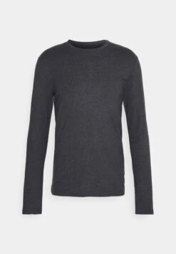 Pier One 7 PACK - Langarmshirt - Mottled Light Grey/white/mottled Dark Grey -Modegeschäft für Herren ed92a811633b4c4985e1380acb2afd86