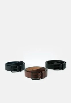 Pier One 2 PACK UNISEX - Gürtel - Black/cognac -Modegeschäft für Herren ee37423f2185415eafccaa9aac4ff94e 1