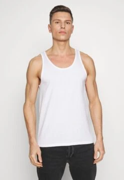 Pier One 2 PACK - Top - White -Modegeschäft für Herren ef14c75c4d9f467a9e4fd7734ffc23d2