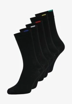 Pier One 5 PACK - Socken - Black -Modegeschäft für Herren f21d8127776a475ba07c632297fb0342