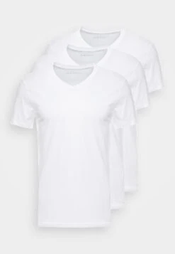 Pier One 3 PACK - T-Shirt Basic - White -Modegeschäft für Herren f303a530b2ca4ce1b1fd875519edd597