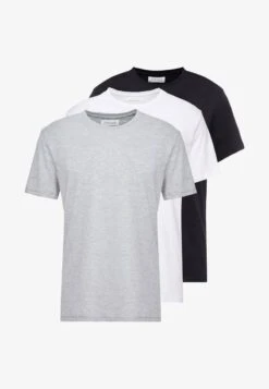 Pier One 3 PACK - T-Shirt Basic - White/black/light Grey 13 Pier One 3 PACK - T-Shirt Basic - White/black/light Grey -Modegeschäft für Herren f785e71fb58e4e639608a247ef343f6c