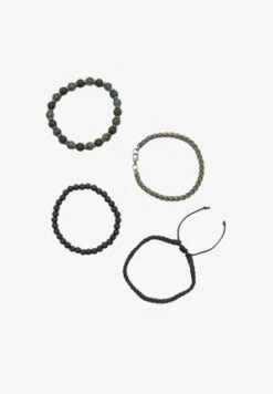 Pier One 5 PACK - Armband - Silver-coloured, Black 13 Pier One 5 PACK - Armband - Silver-coloured, Black -Modegeschäft für Herren fa4c68e061e246fbbcc8381fd76aa6cb