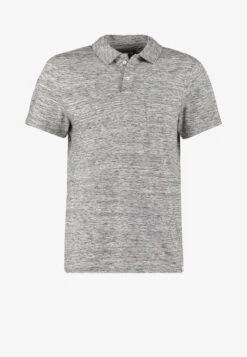 Pier One Poloshirt - Grey Melange -Modegeschäft für Herren fb98b3ddc6d04d6f8f49a74685813513
