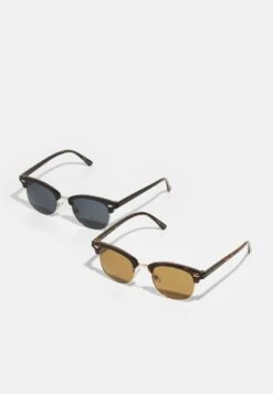 Pier One 2 PACK - Sonnenbrille - Brown/black -Modegeschäft für Herren fc843ea18b9a49fb93975930696106b8 1
