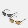 Pier One 2 PACK - Sonnenbrille - Brown/black -Modegeschäft für Herren fc843ea18b9a49fb93975930696106b8