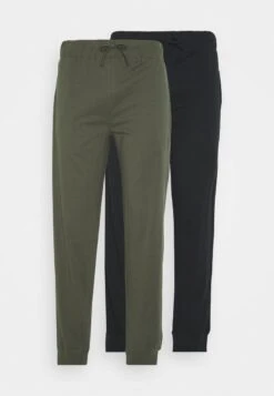 Pier One 2 PACK - Nachtwäsche Hose - Black/khaki -Modegeschäft für Herren fceacdbd6c9c4aa79c27f8b710c32922