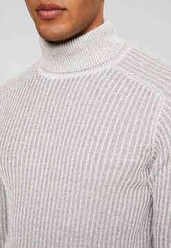 Pier One Strickpullover - 111 - Mottled Light Grey -Modegeschäft für Herren fea4b15041fe4254ac1426dc28a9b165